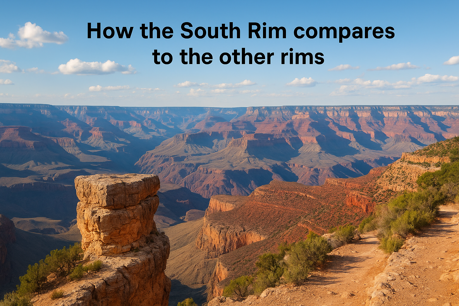 How the South Rim compares to the other rims