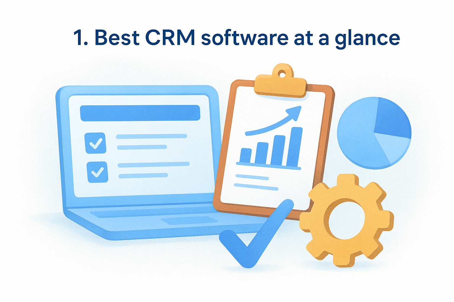1. Best CRM software at a glance
