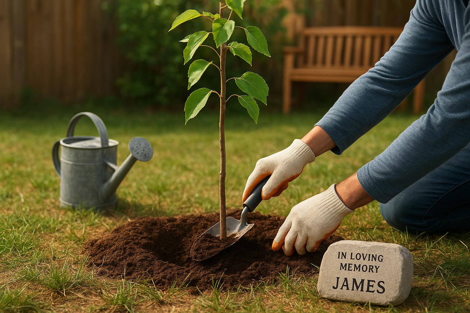 12. Plant a tree as a living memorial