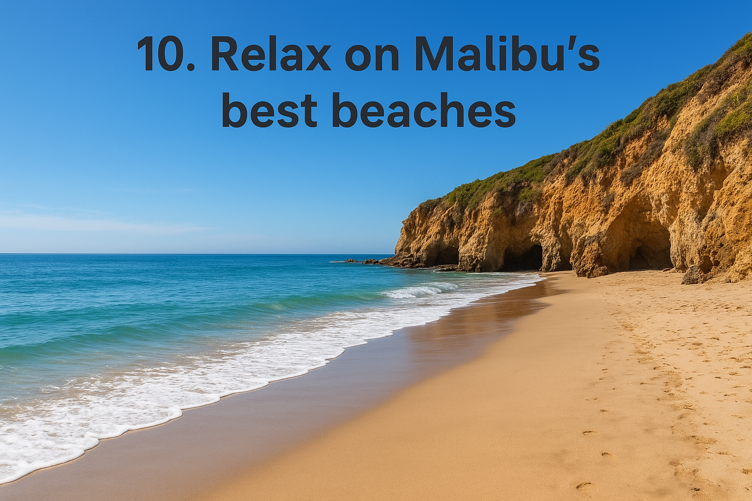 10. Relax on Malibu's best beaches
