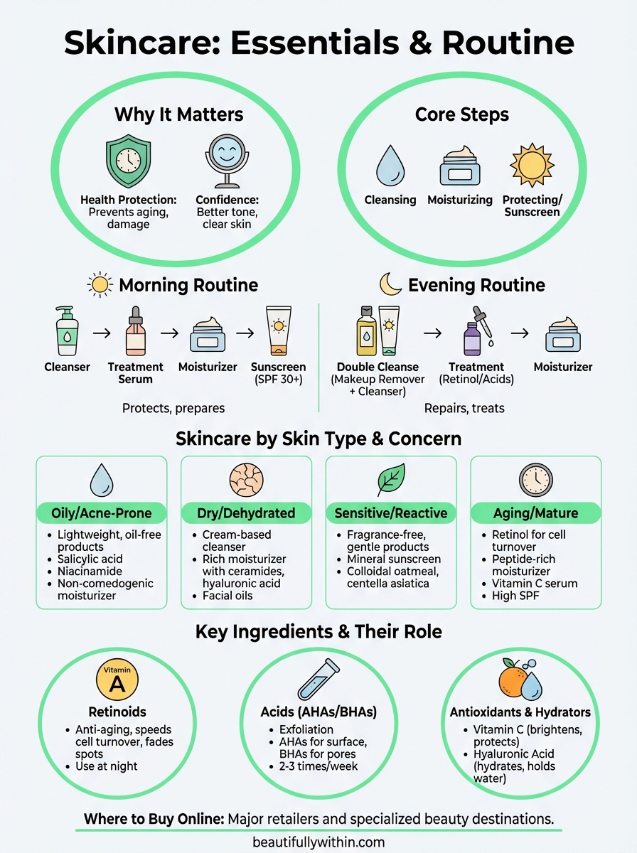 skincare infographic