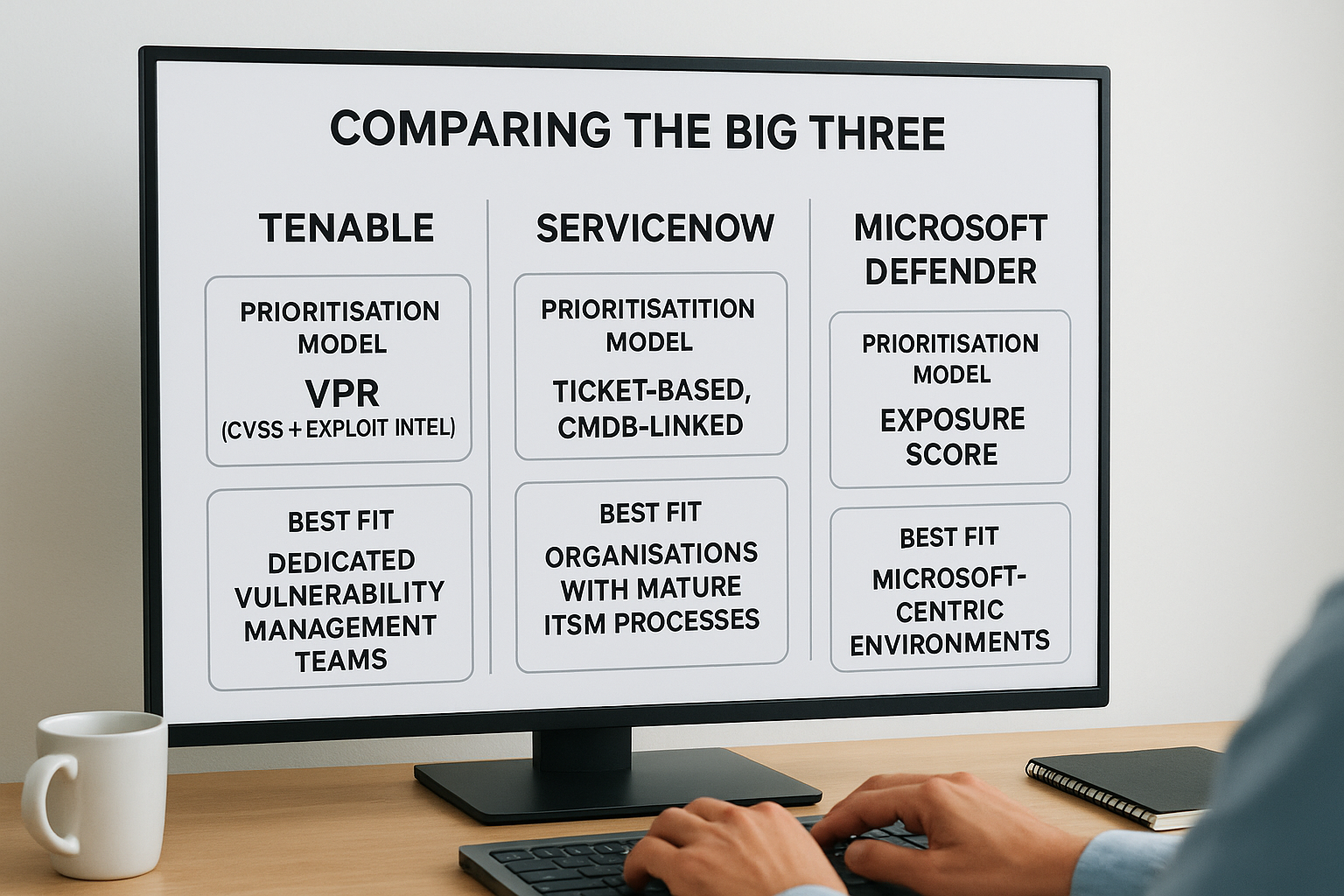 Comparing the big three