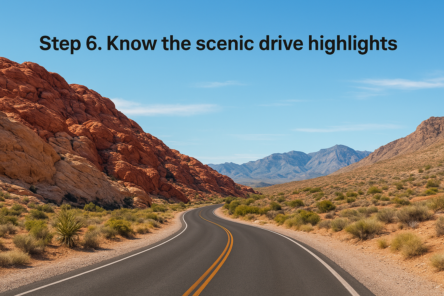 Step 6. Know the scenic drive highlights