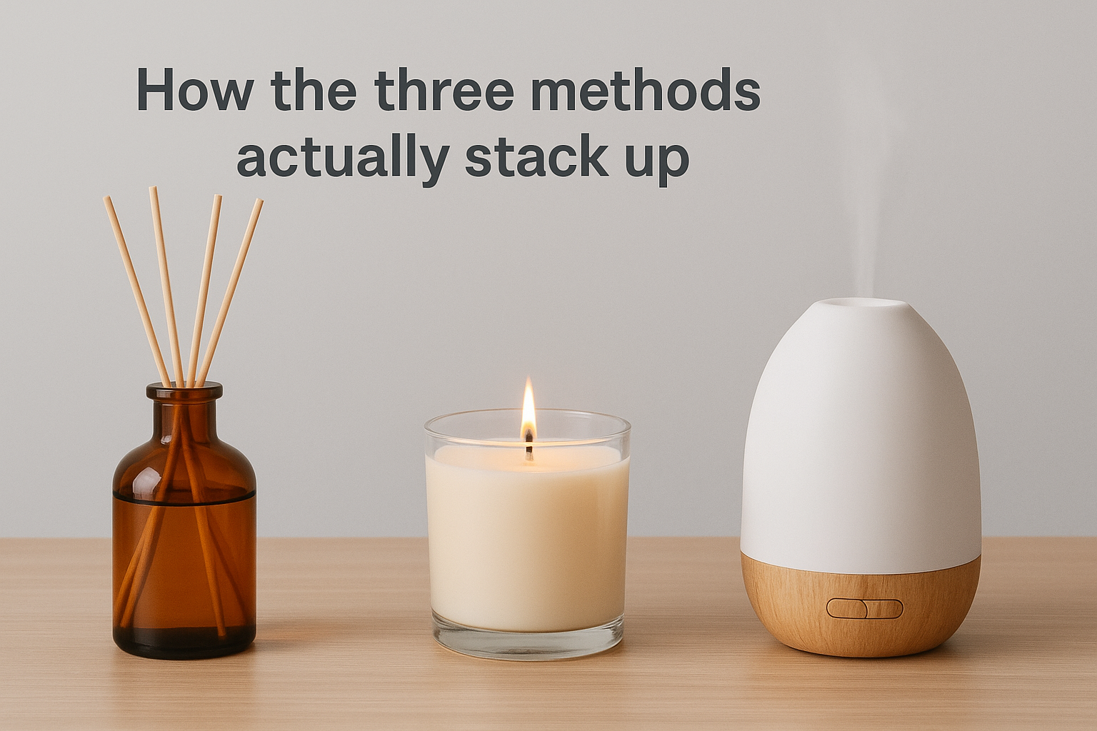 How the three methods actually stack up