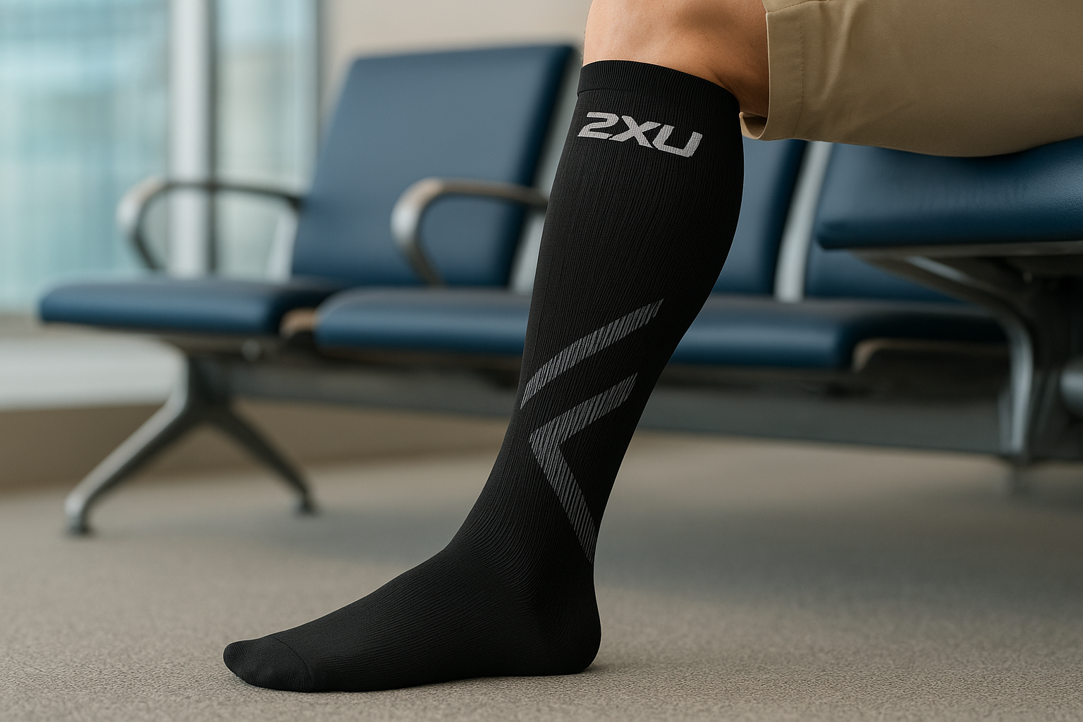 1. 2XU flight compression socks