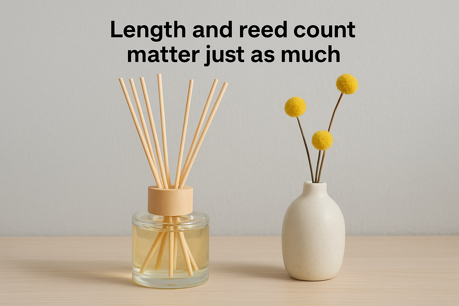 Length and reed count matter just as much