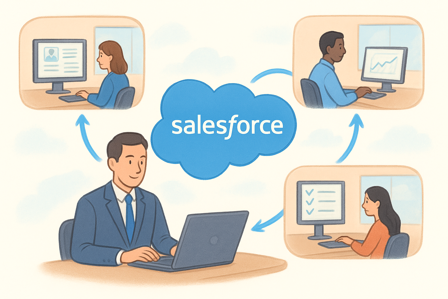 5. Salesforce for large multi-branch immigration firms