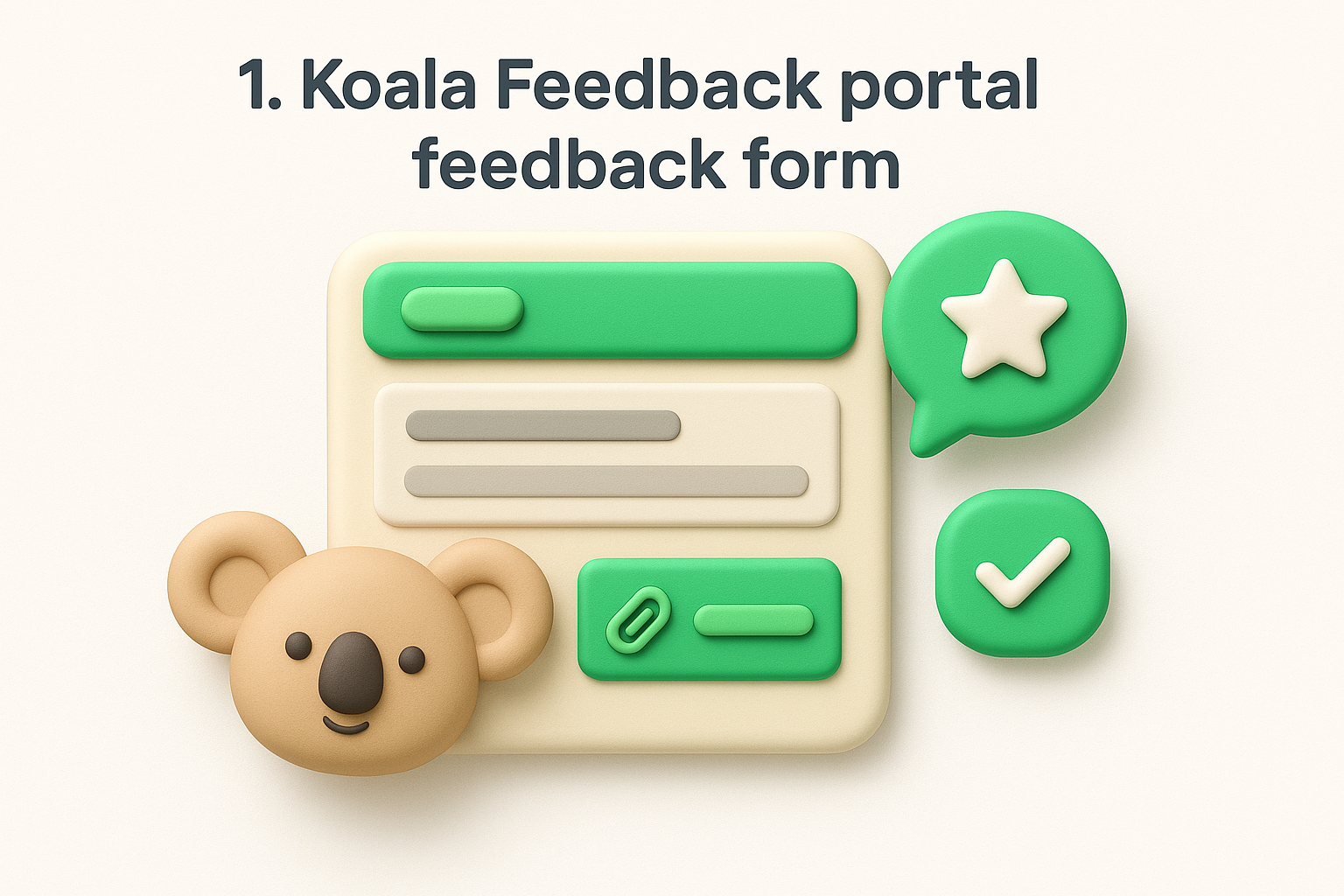 1. Koala Feedback portal feedback form
