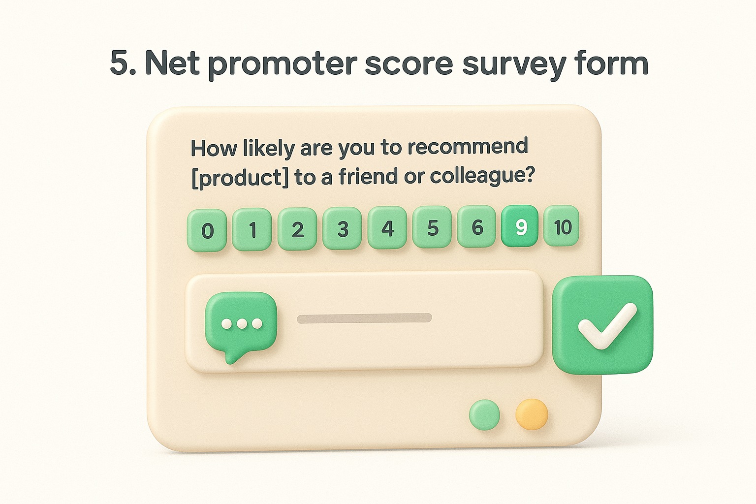 5. Net promoter score survey form