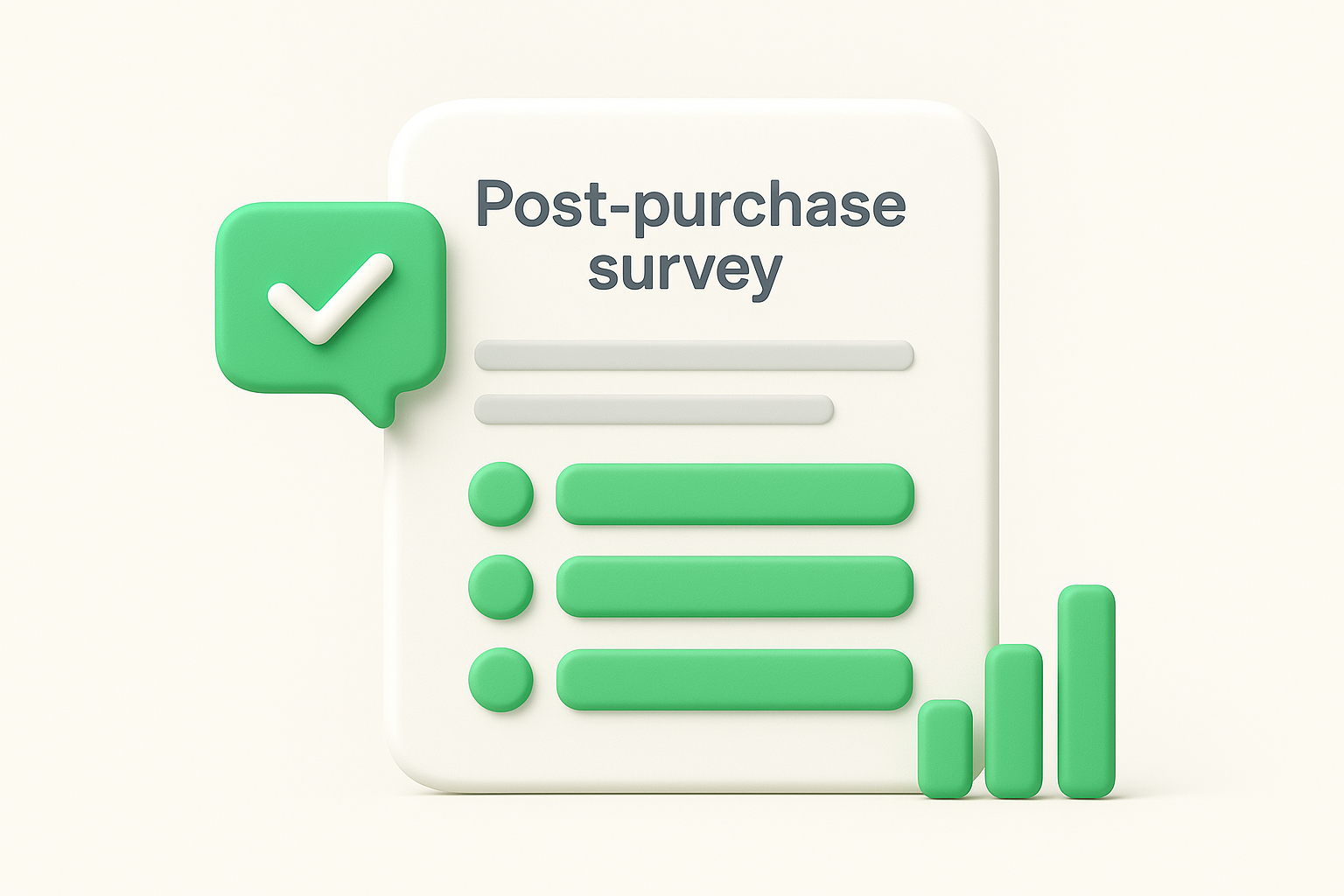 11. Post-purchase survey form