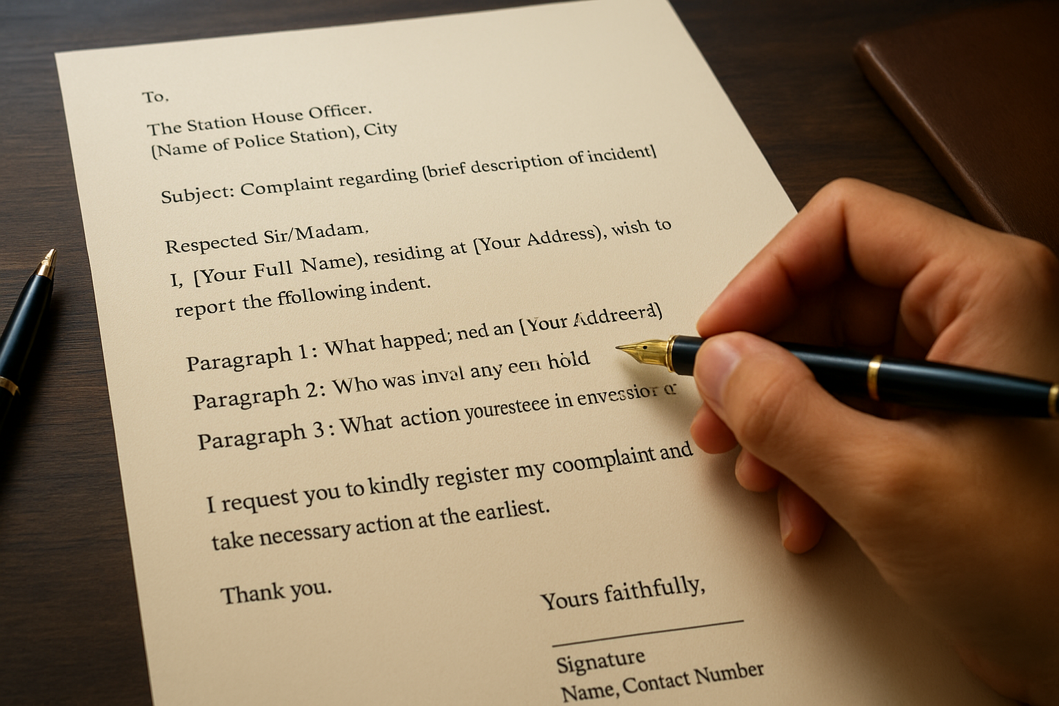 Police Complaint Format: How to Write One with Sample