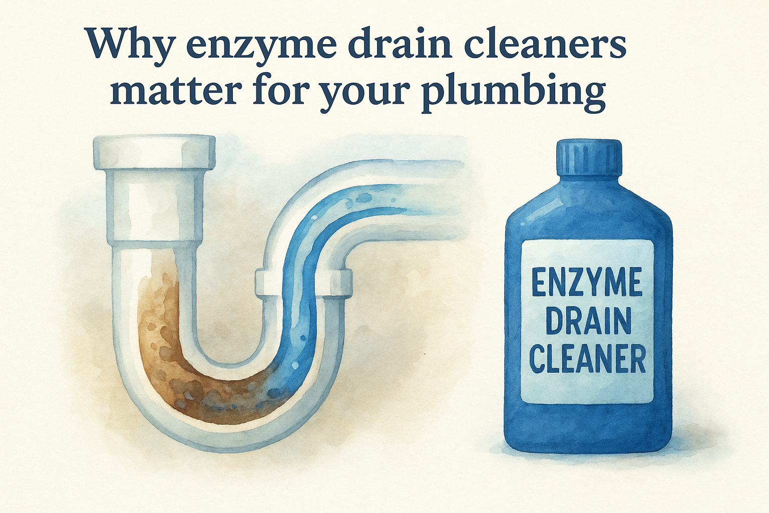 Why enzyme drain cleaners matter for your plumbing