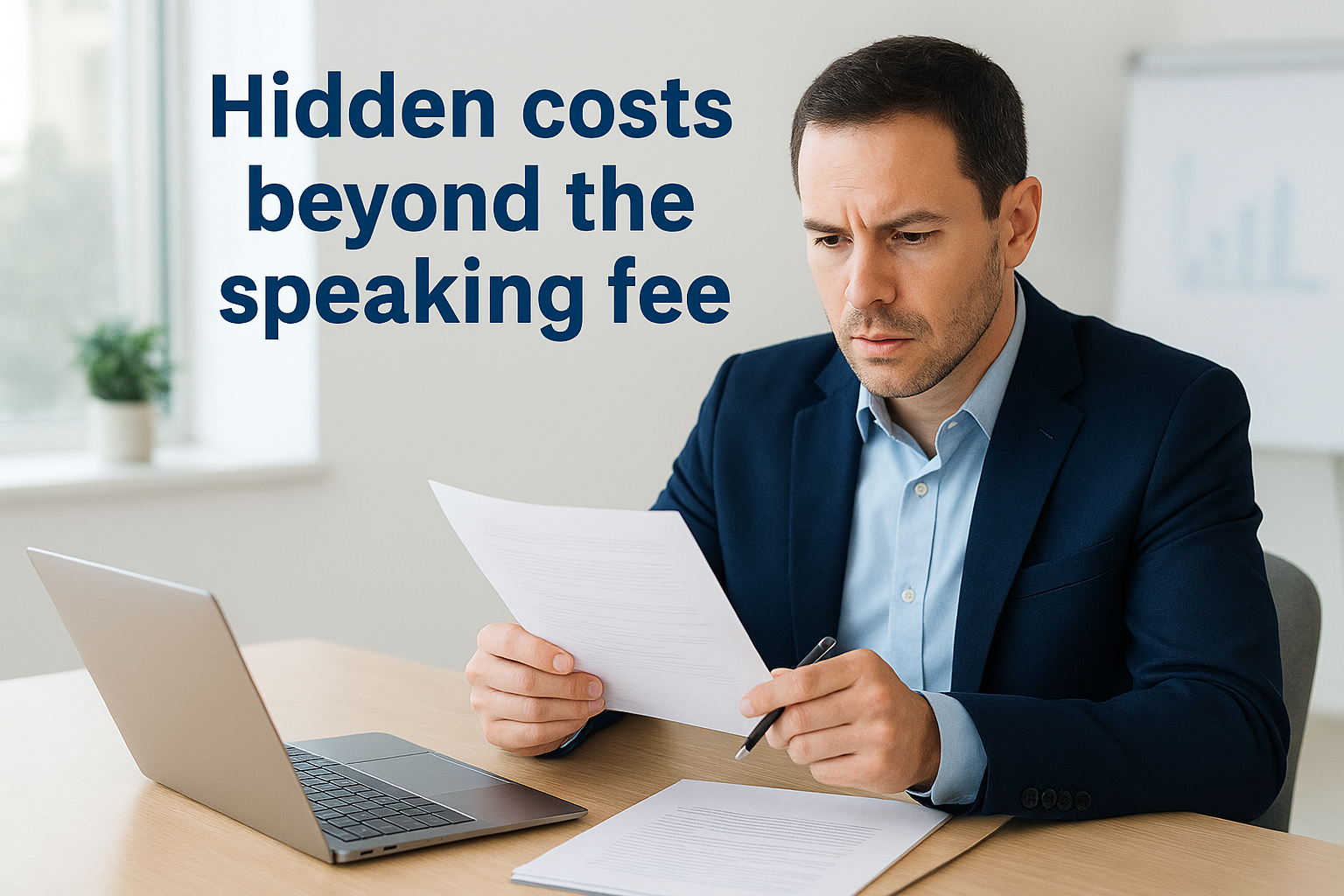 Hidden costs beyond the speaking fee