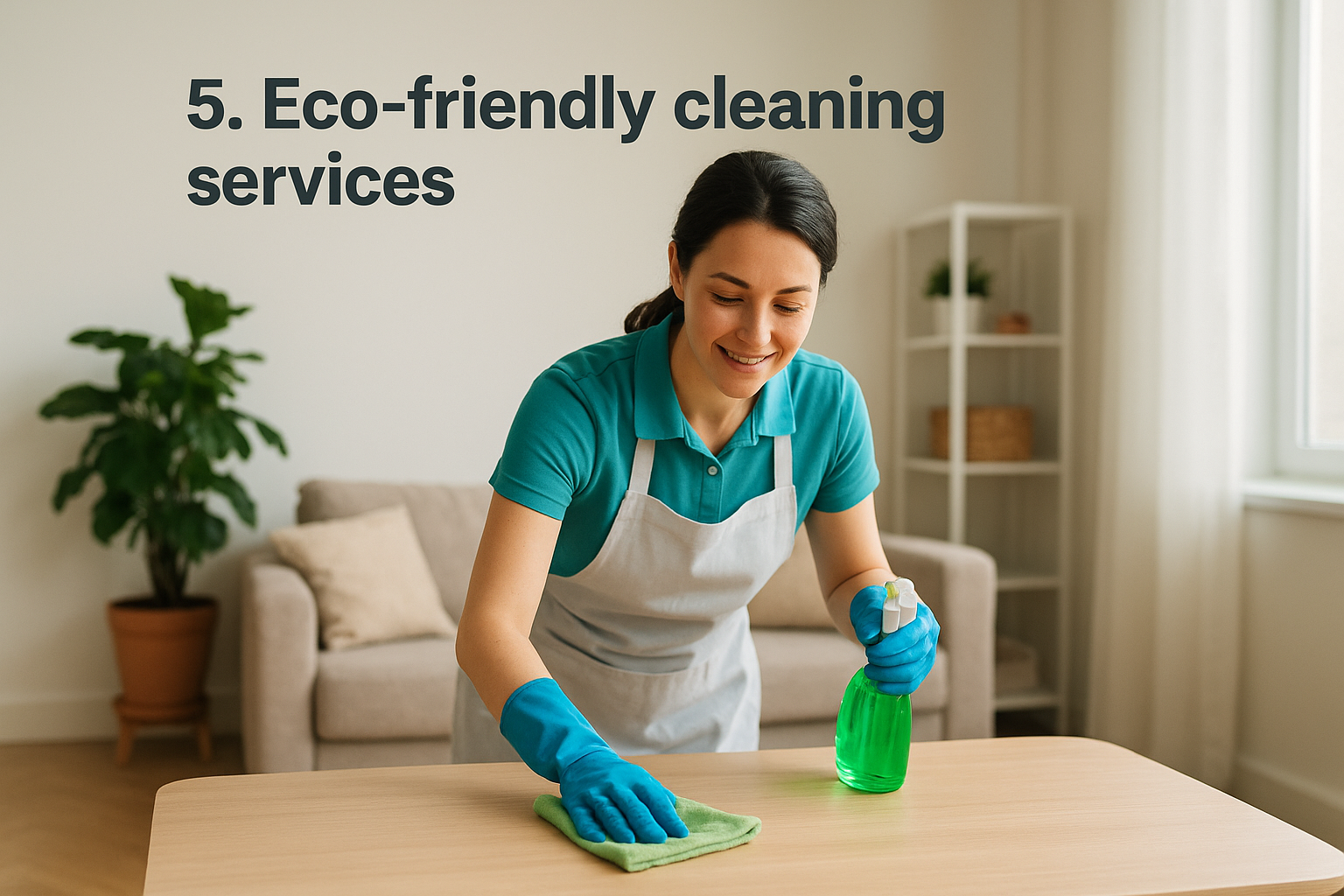 5. Eco-friendly cleaning services
