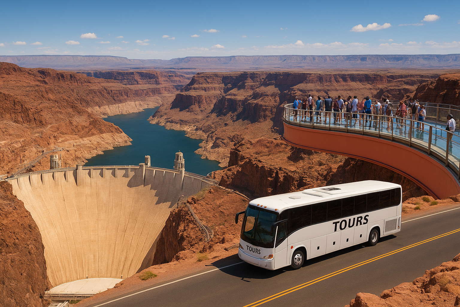 4. Grand Canyon West Rim tour with Skywalk and Hoover Dam