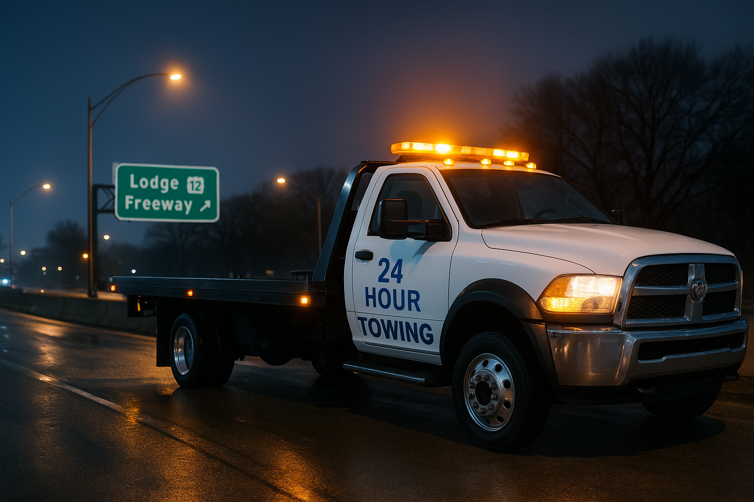 Why Detroit drivers need a 24-hour towing truck on call