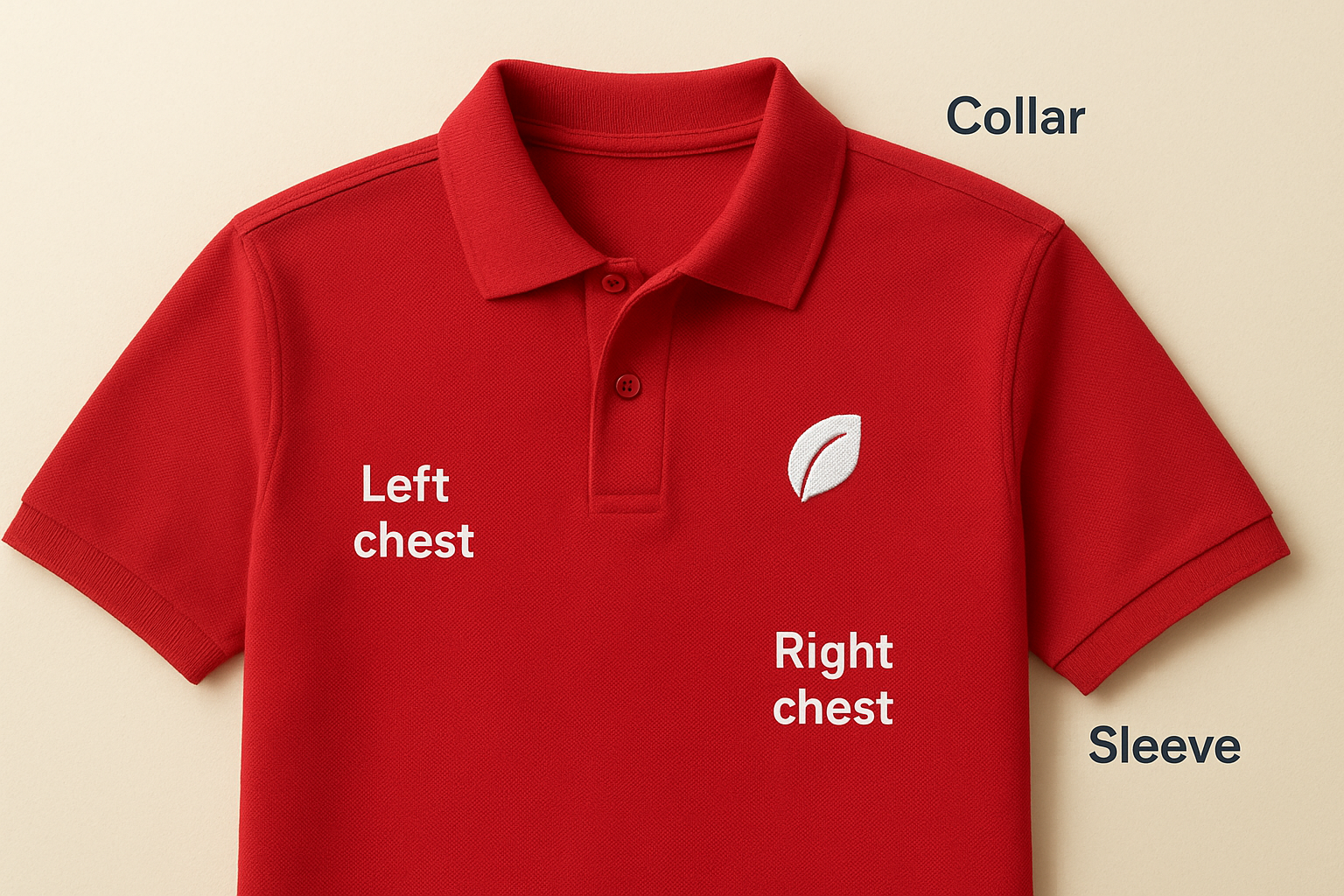 Where to place your logo