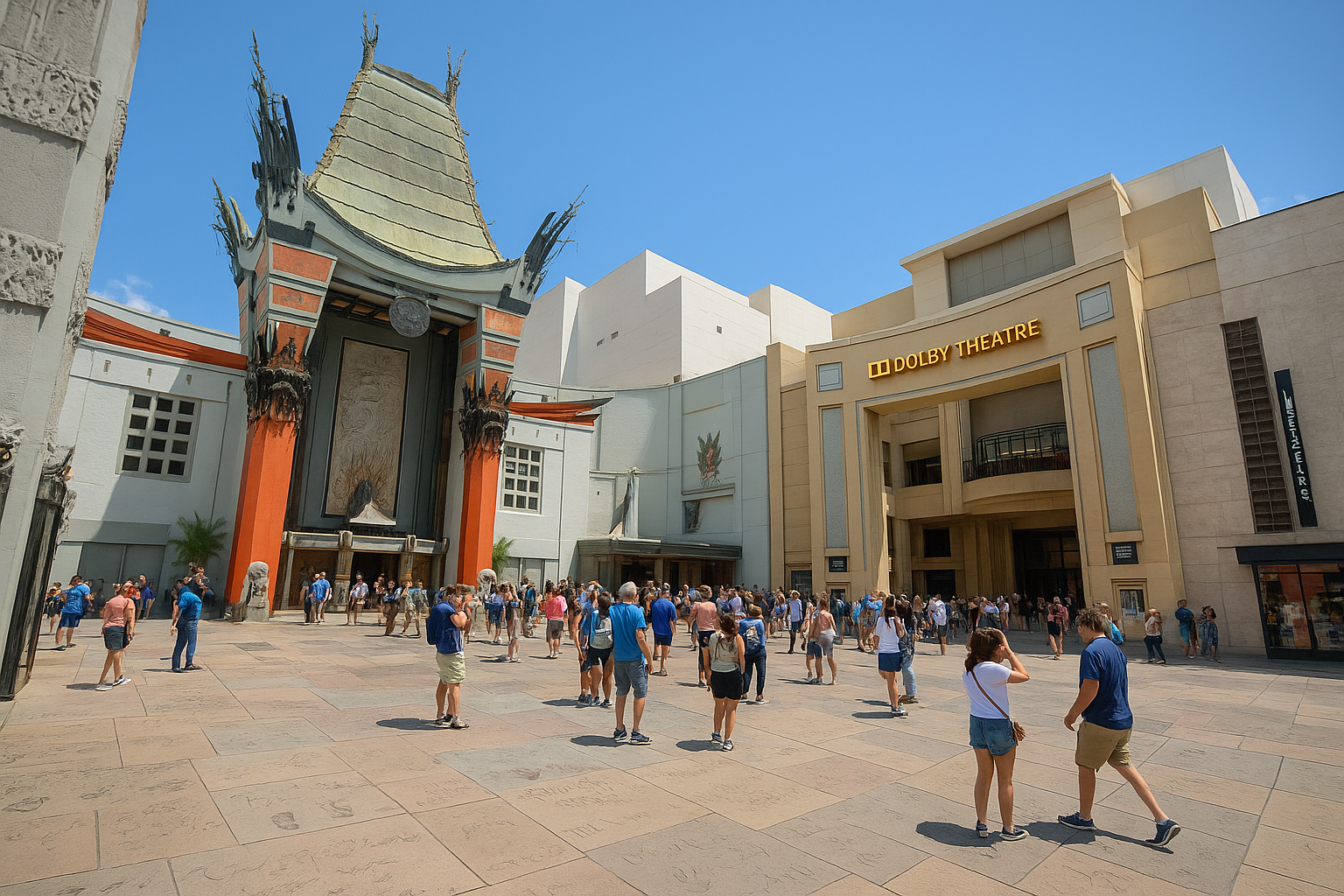 3. See the TCL Chinese Theatre and Dolby Theatre
