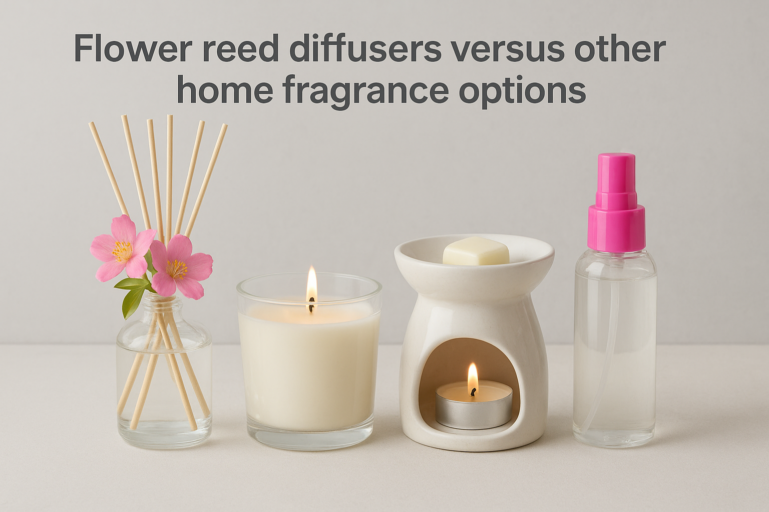 Flower reed diffusers versus other home fragrance options