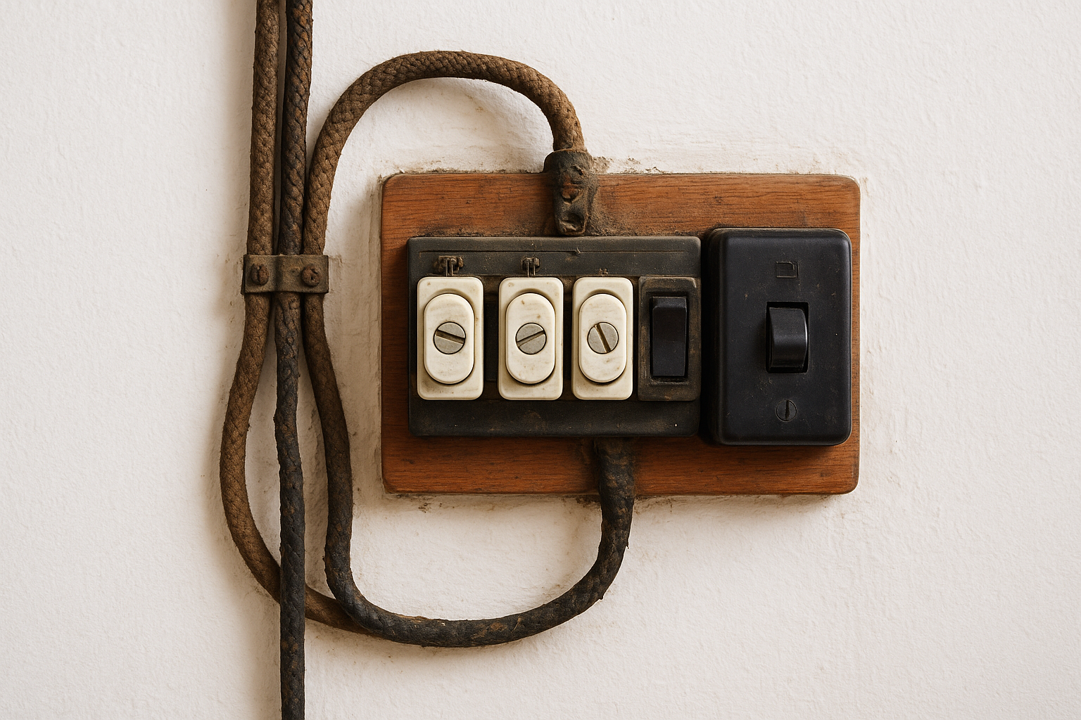 6. An outdated fuse box or old wiring materials