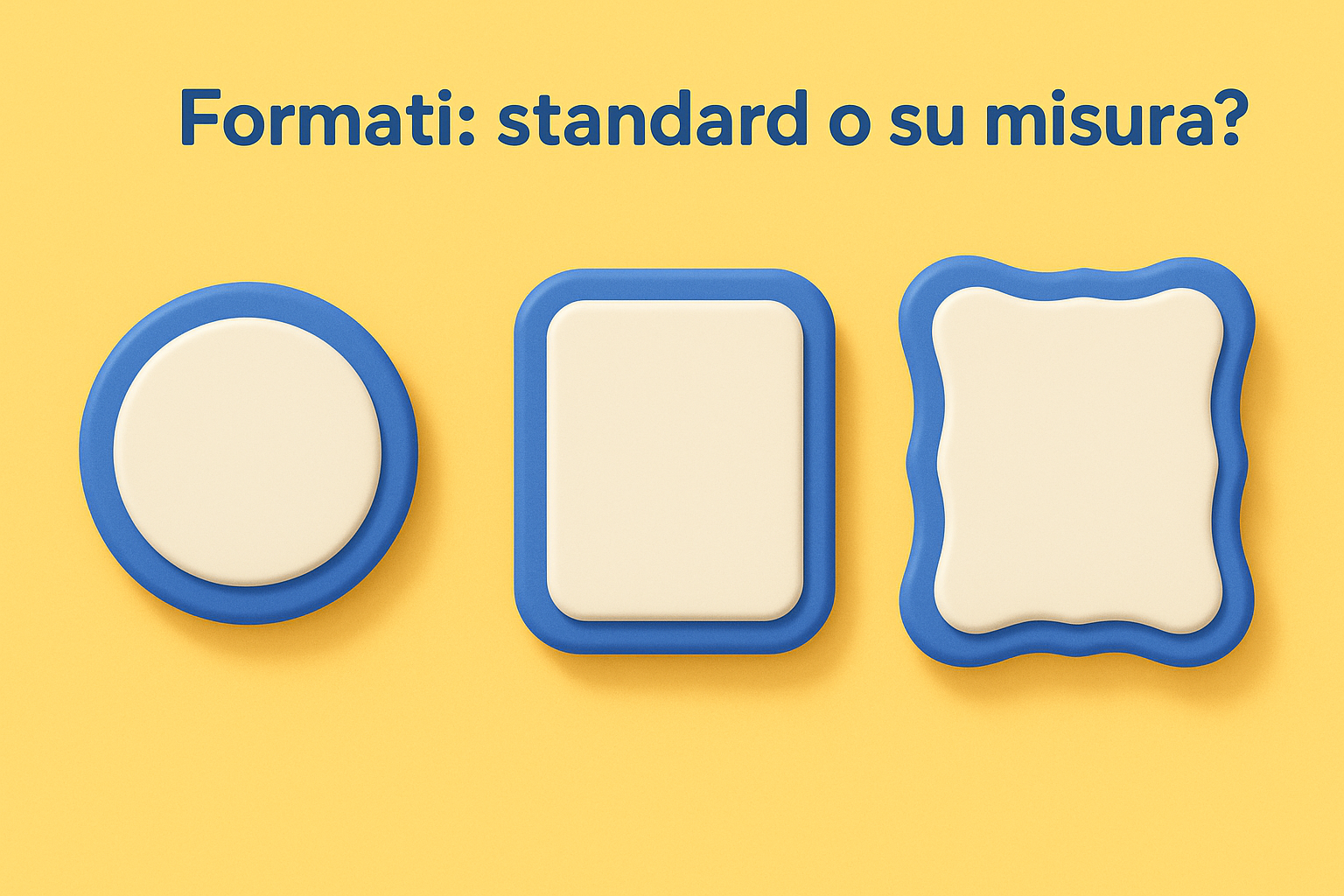 Formati: standard o su misura?