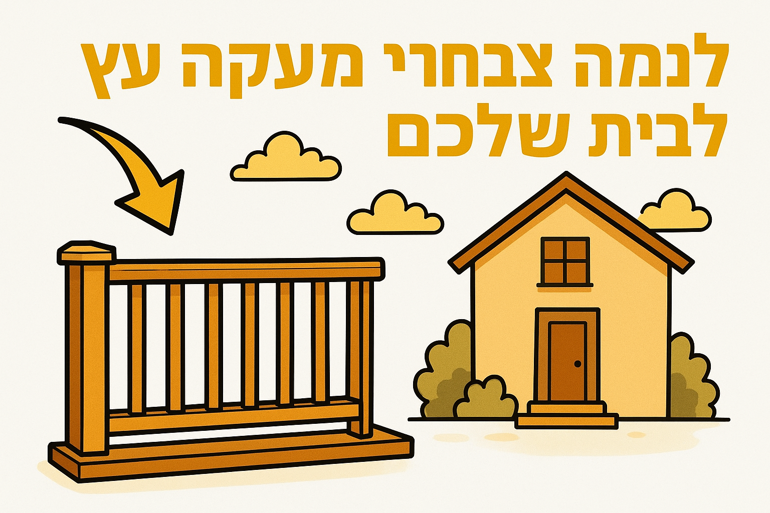 למה כדאי לבחור מעקה עץ לבית שלכם