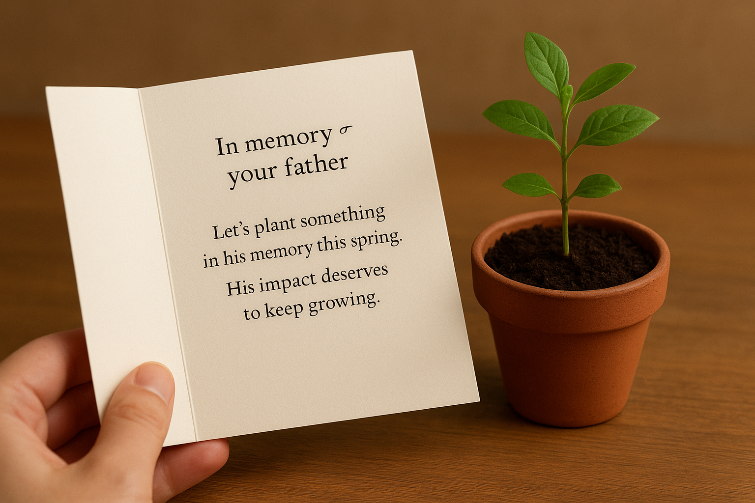 9. Messages that include a lasting tribute