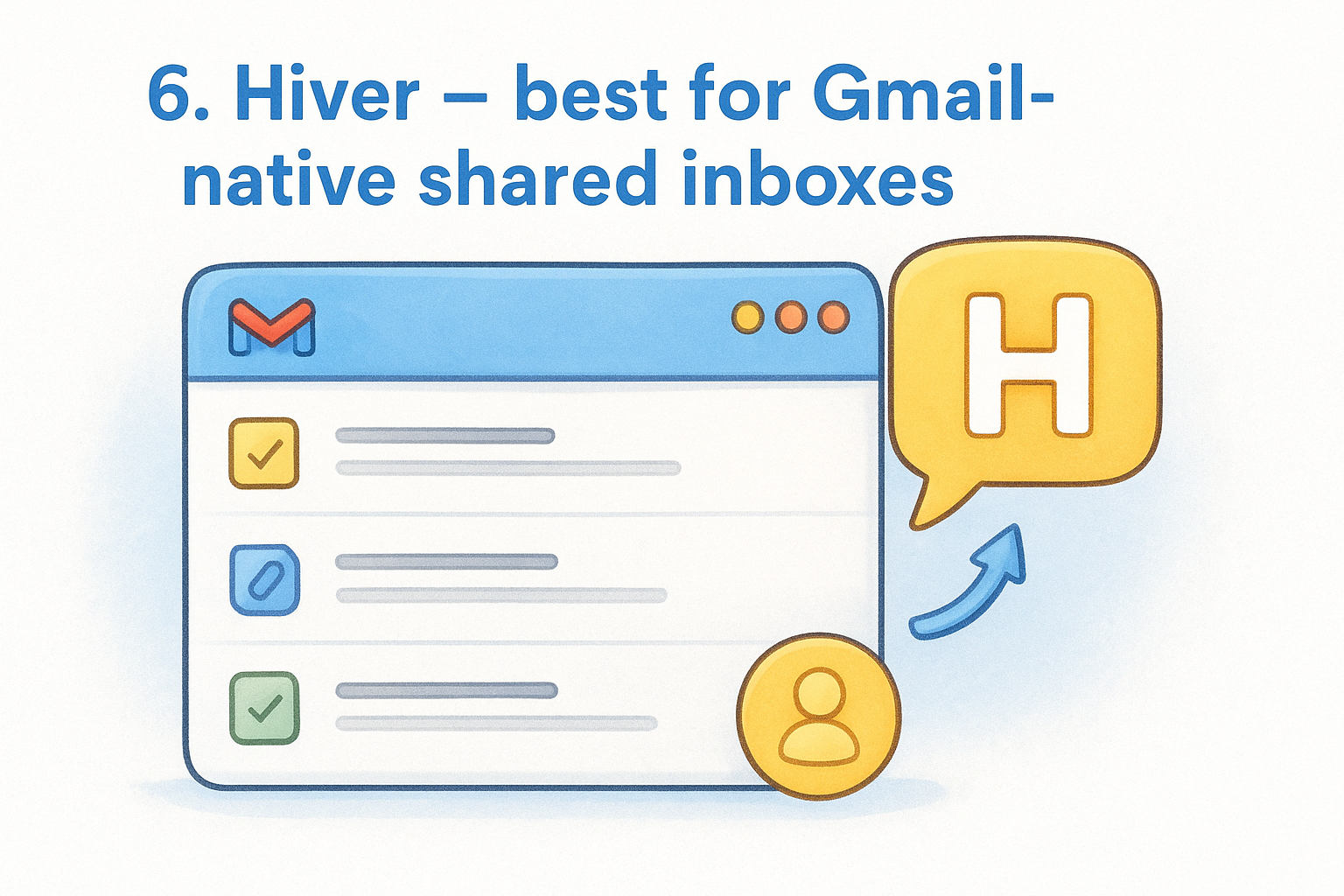 6. Hiver – best for Gmail-native shared inboxes