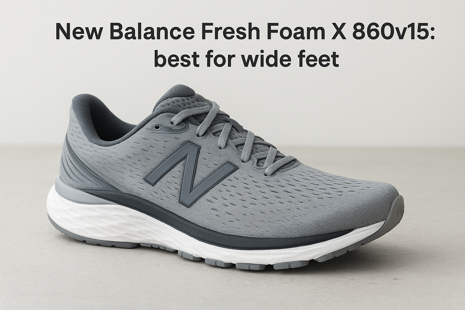 8. New Balance Fresh Foam X 860v15: best for wide feet