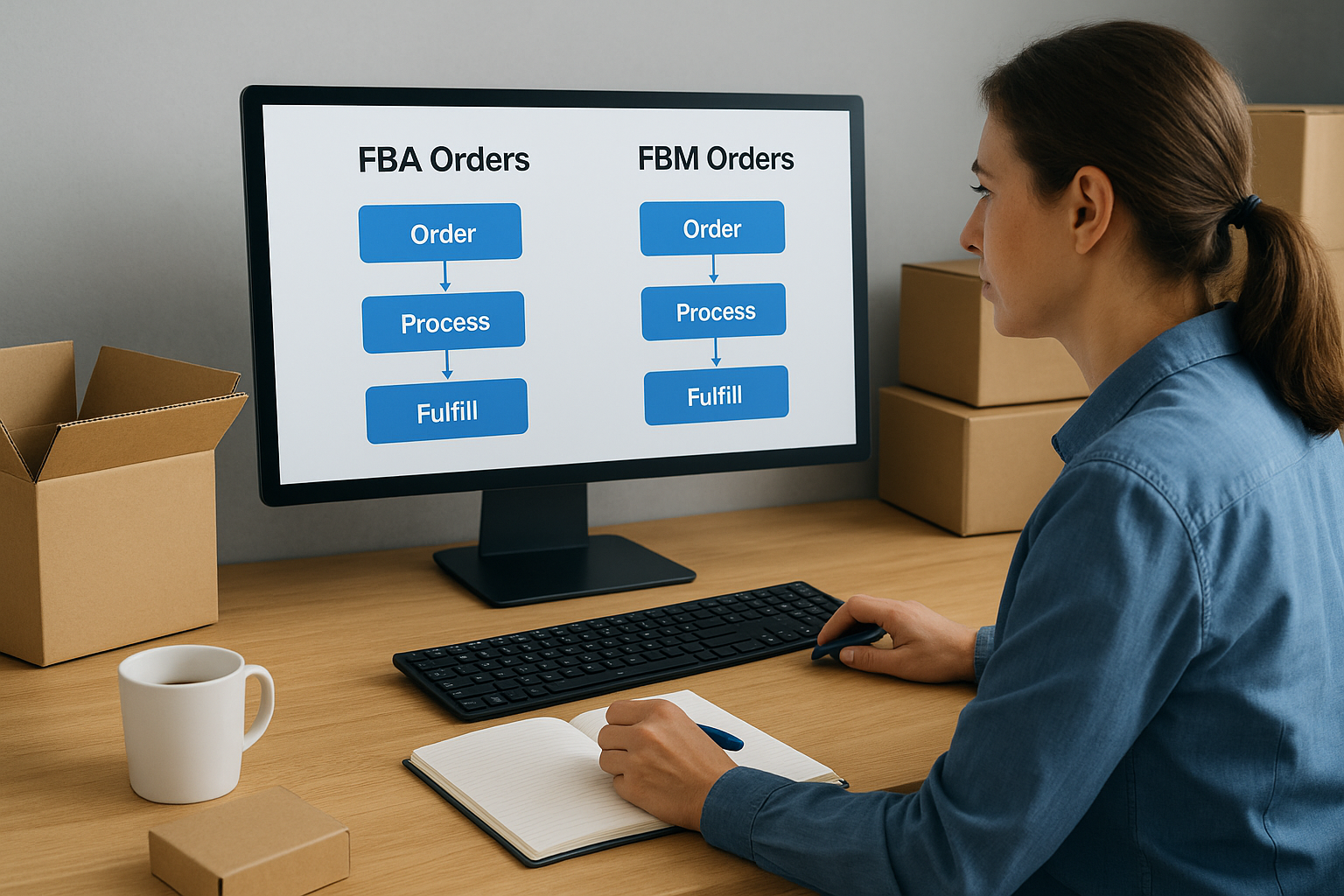 Route FBA and FBM orders differently