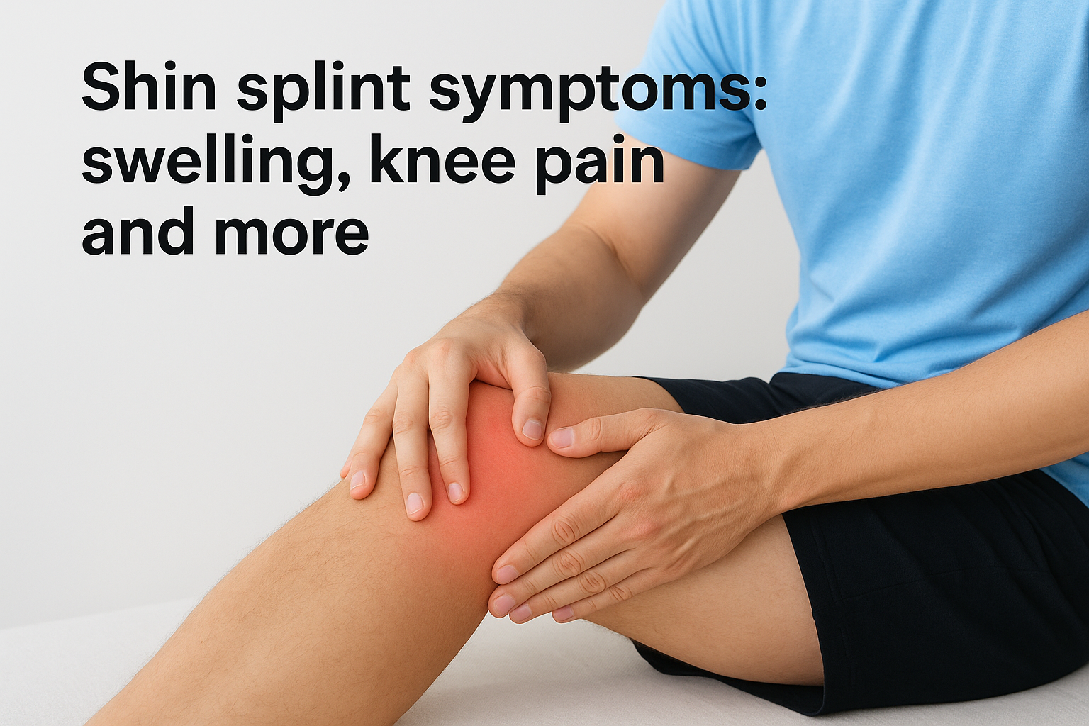 Shin splint symptoms: swelling, knee pain and more