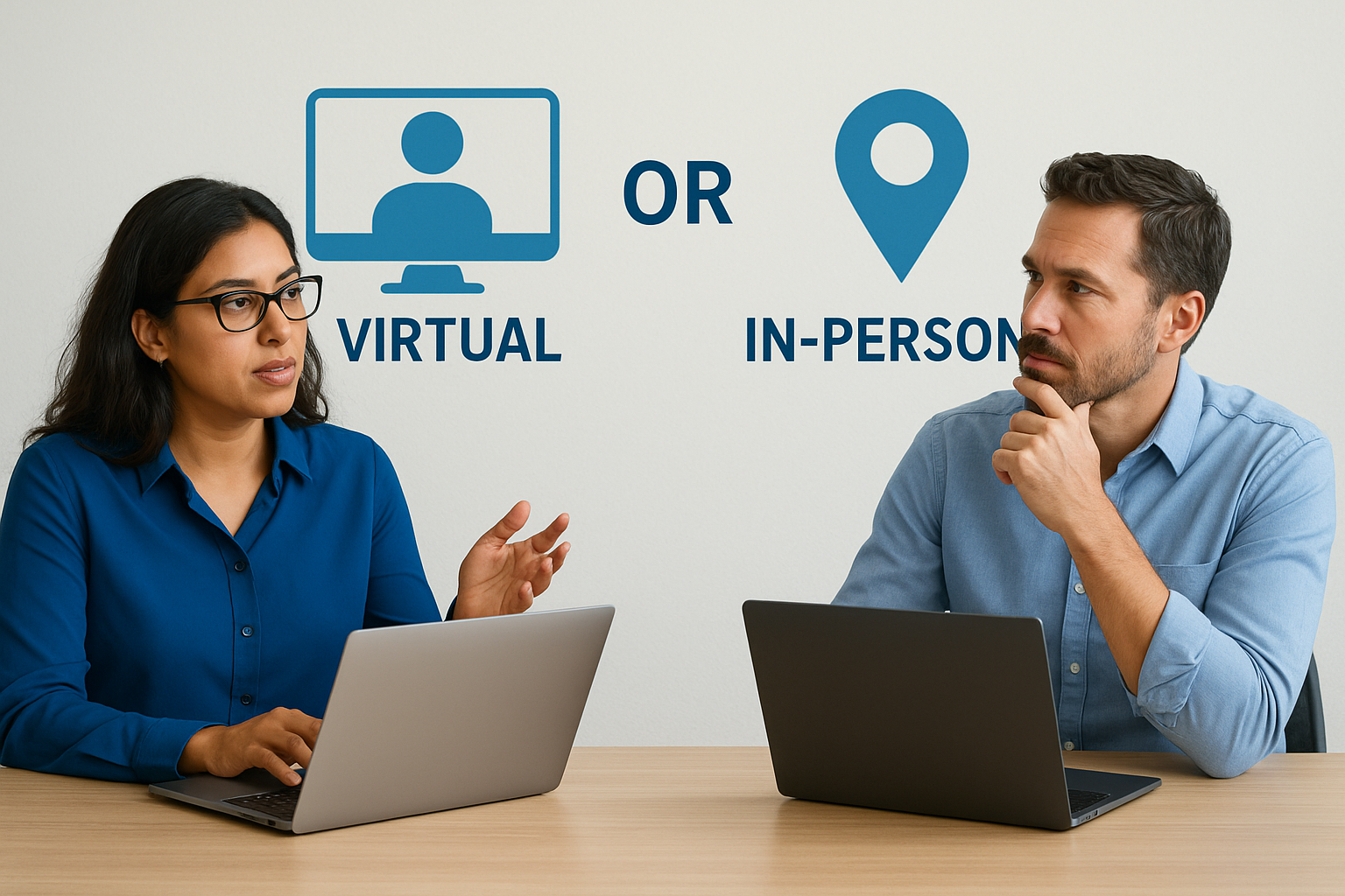 Virtual or in-person, and how to decide
