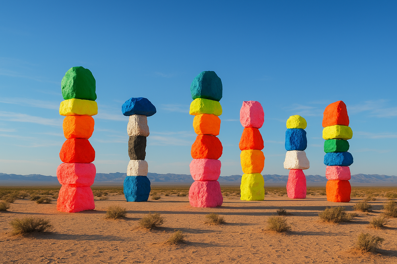6. Seven Magic Mountains