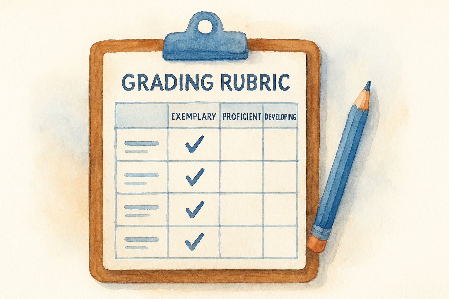 5. Create a fair and detailed grading rubric