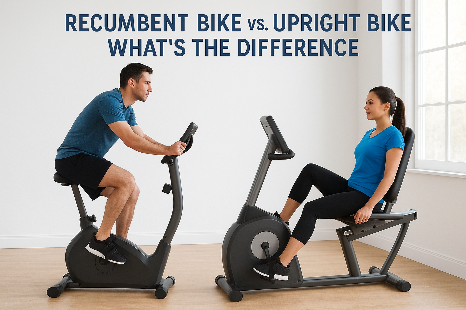 Recumbent bike vs. upright bike: what's the difference