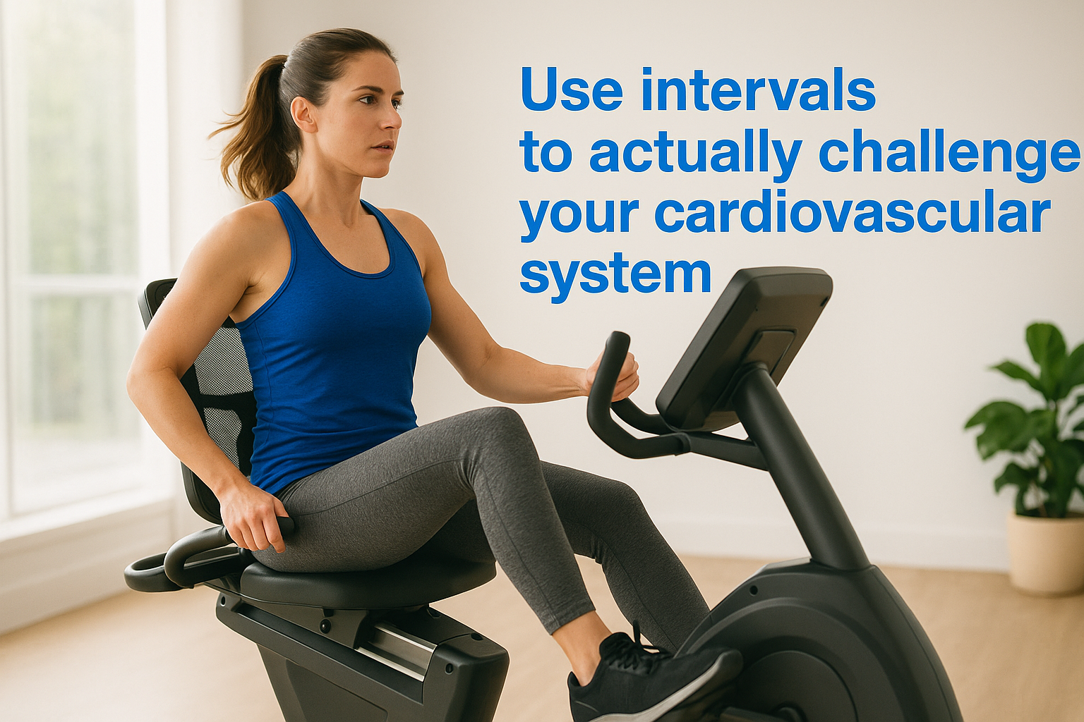 Use intervals to actually challenge your cardiovascular system