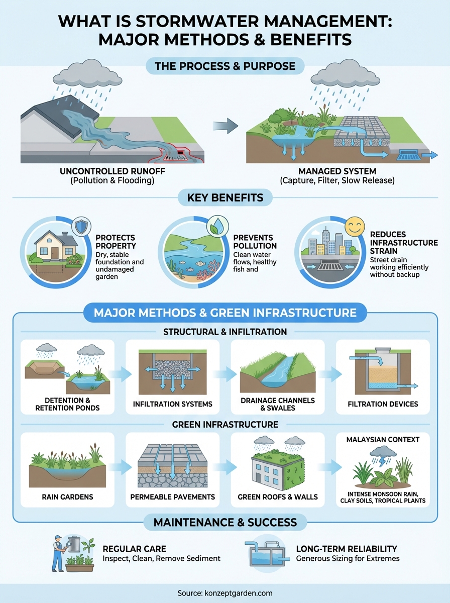 what is stormwater management infographic