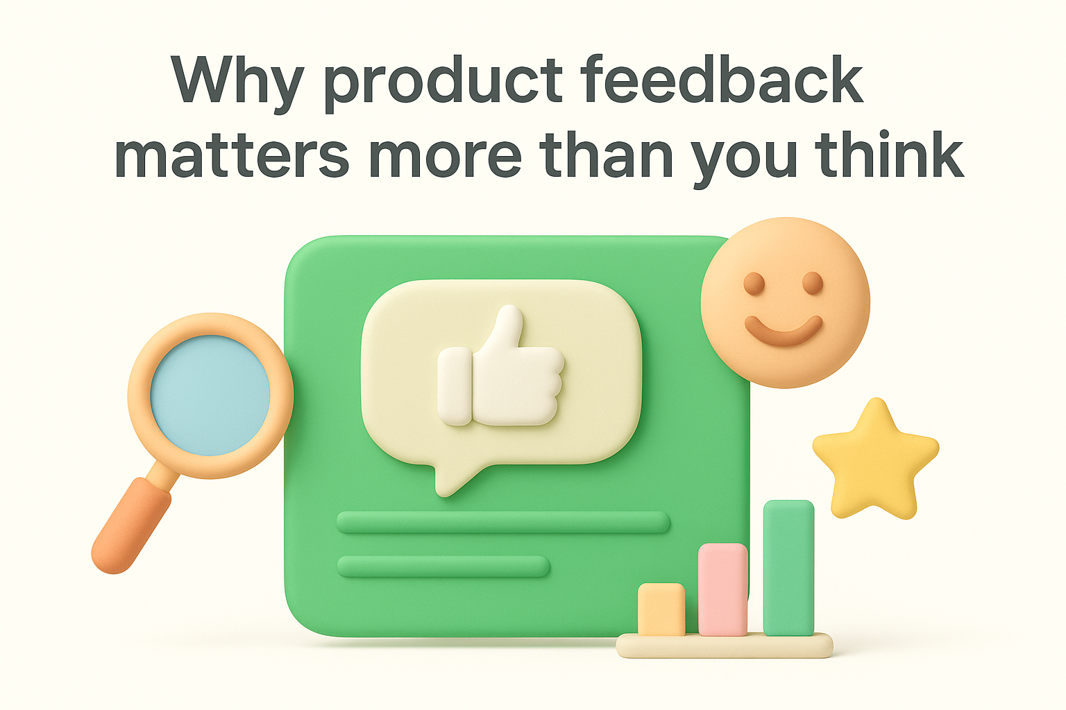 Why product feedback matters more than you think
