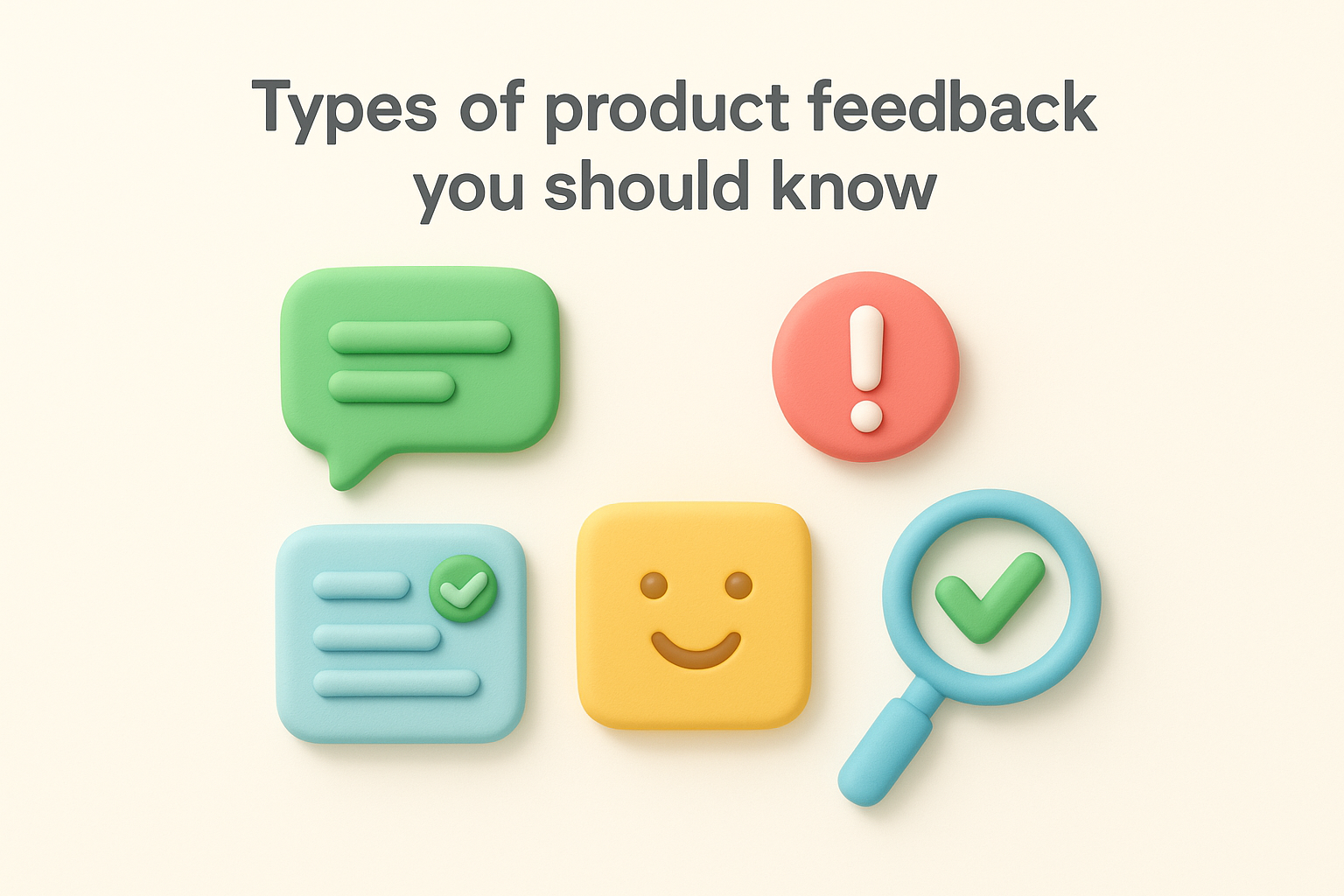 Types of product feedback you should know