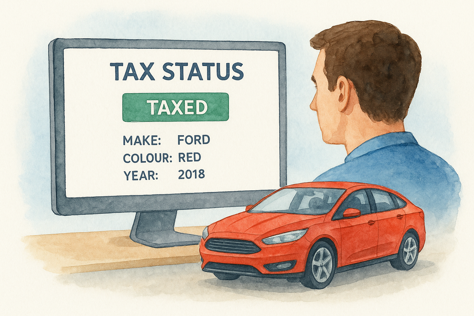 Step 3. Read the tax status results