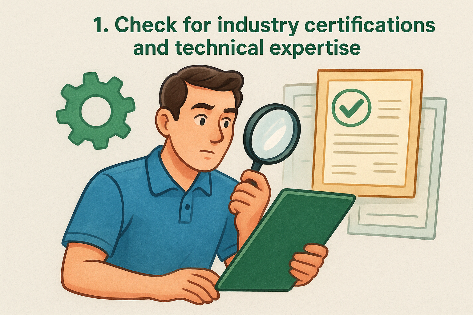 Commercial AV installation: checking technician credentials