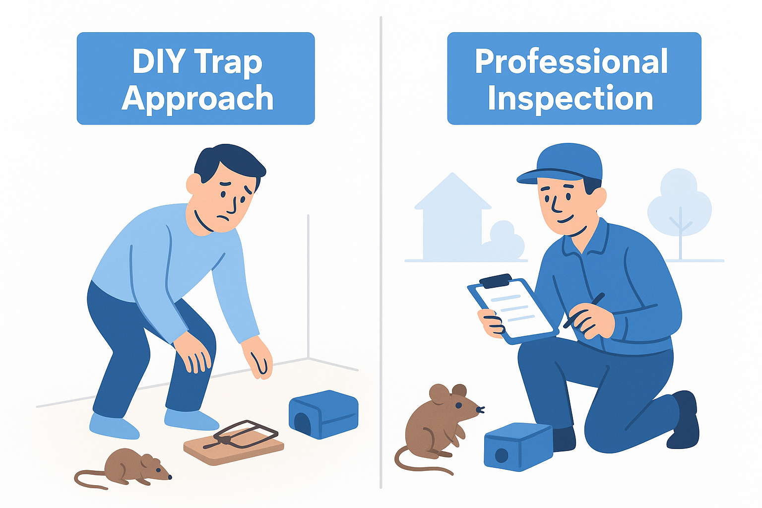 What a DIY approach typically misses versus a professional inspection
