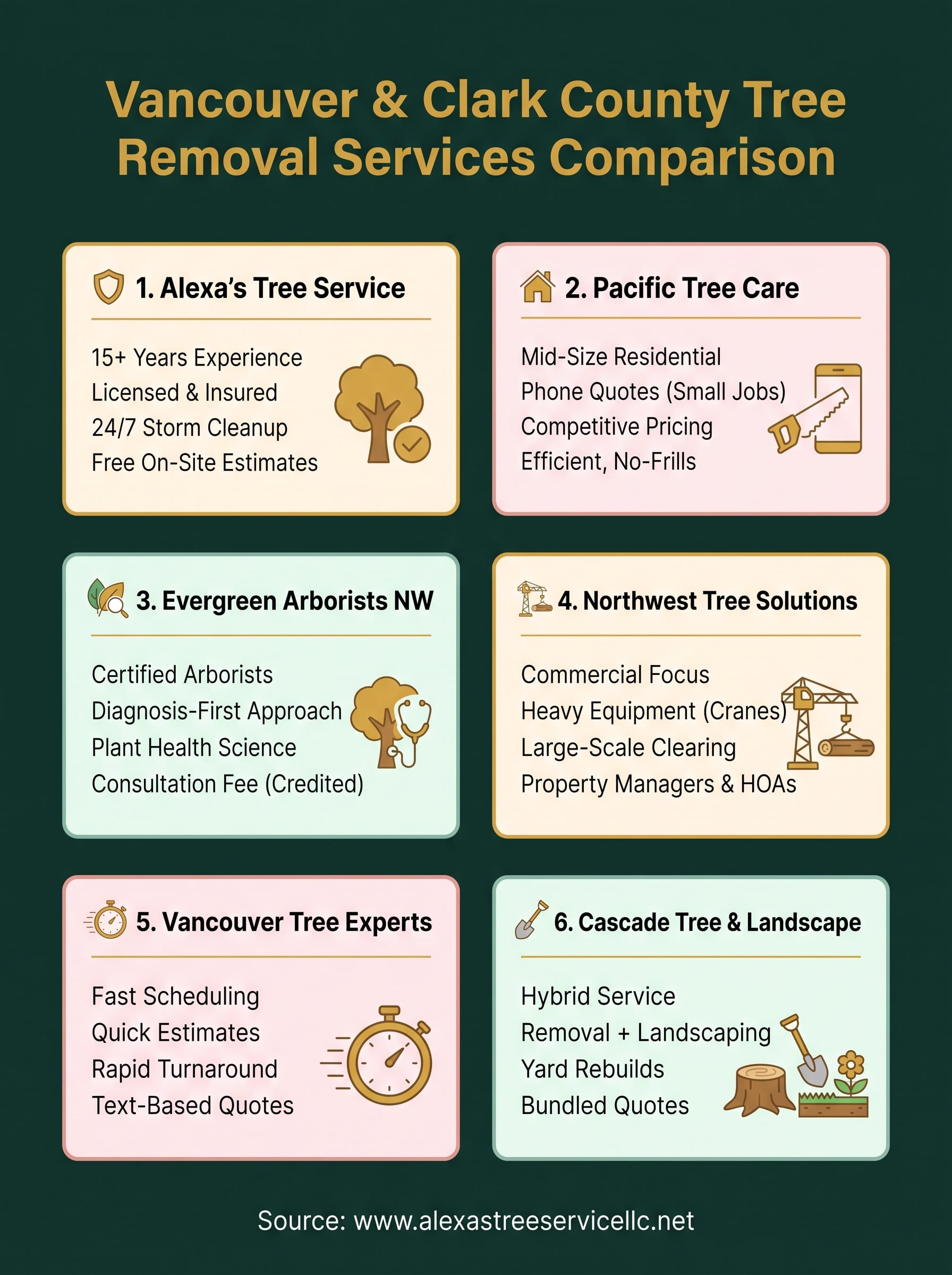 a tree removal infographic