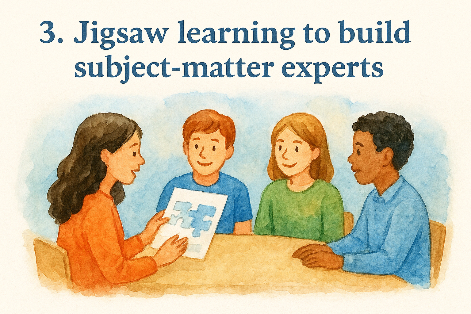 3. Jigsaw learning to build subject-matter experts
