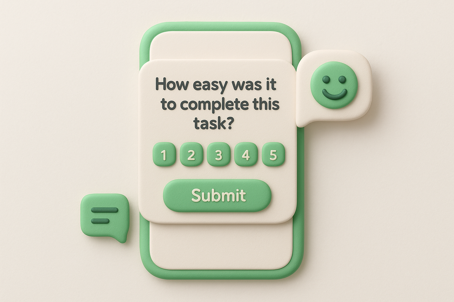5. In-app survey feedback