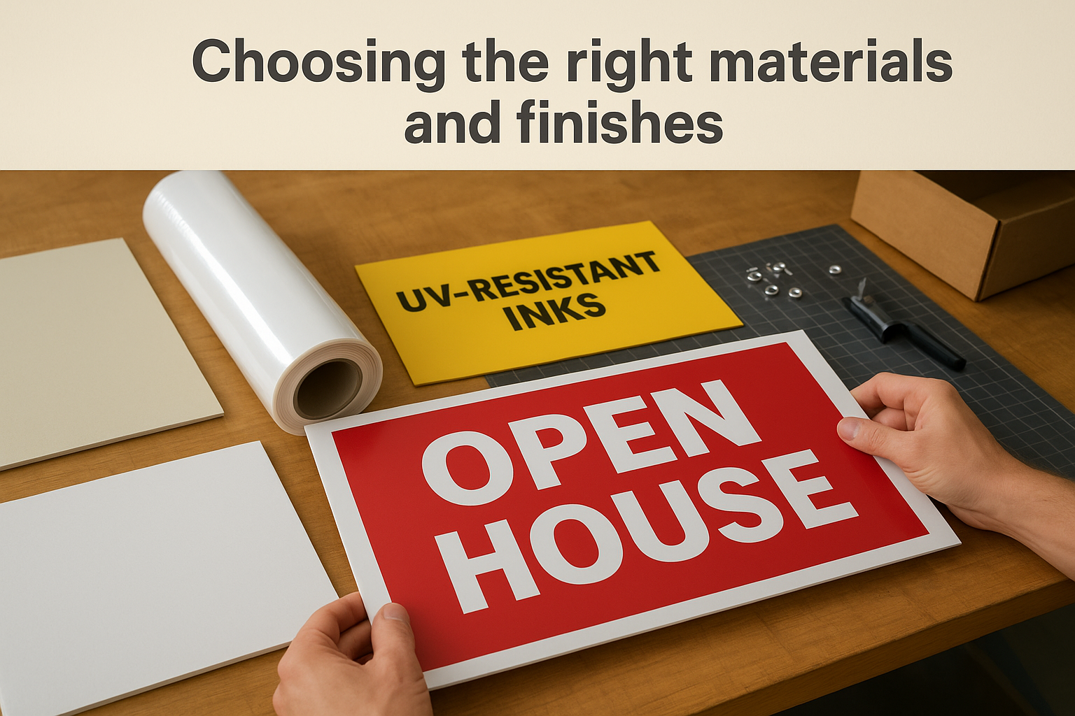 Choosing the right materials and finishes