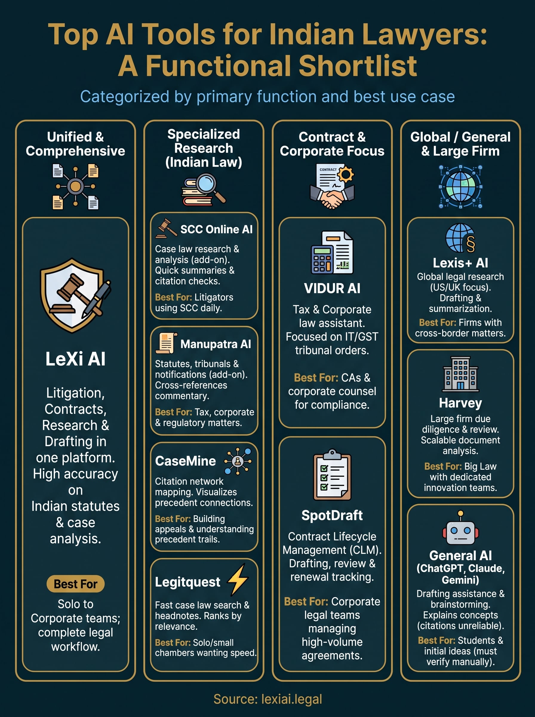 ai tools for lawyers infographic