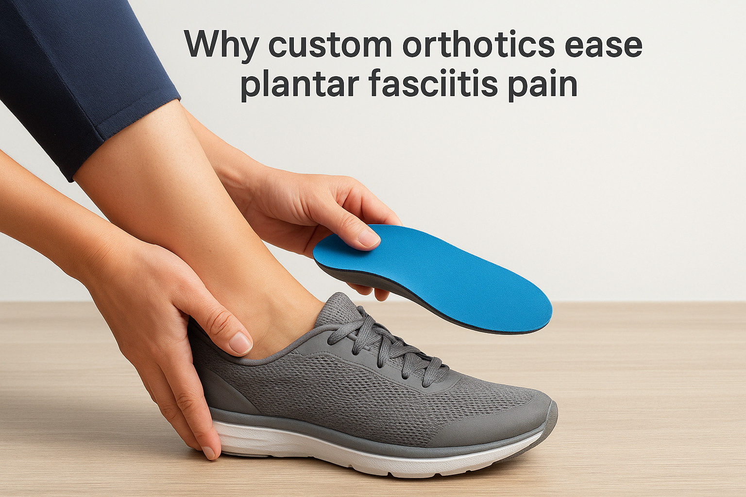 Why custom orthotics ease plantar fasciitis pain