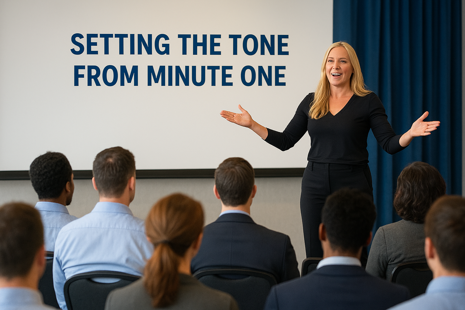 Setting the tone from minute one