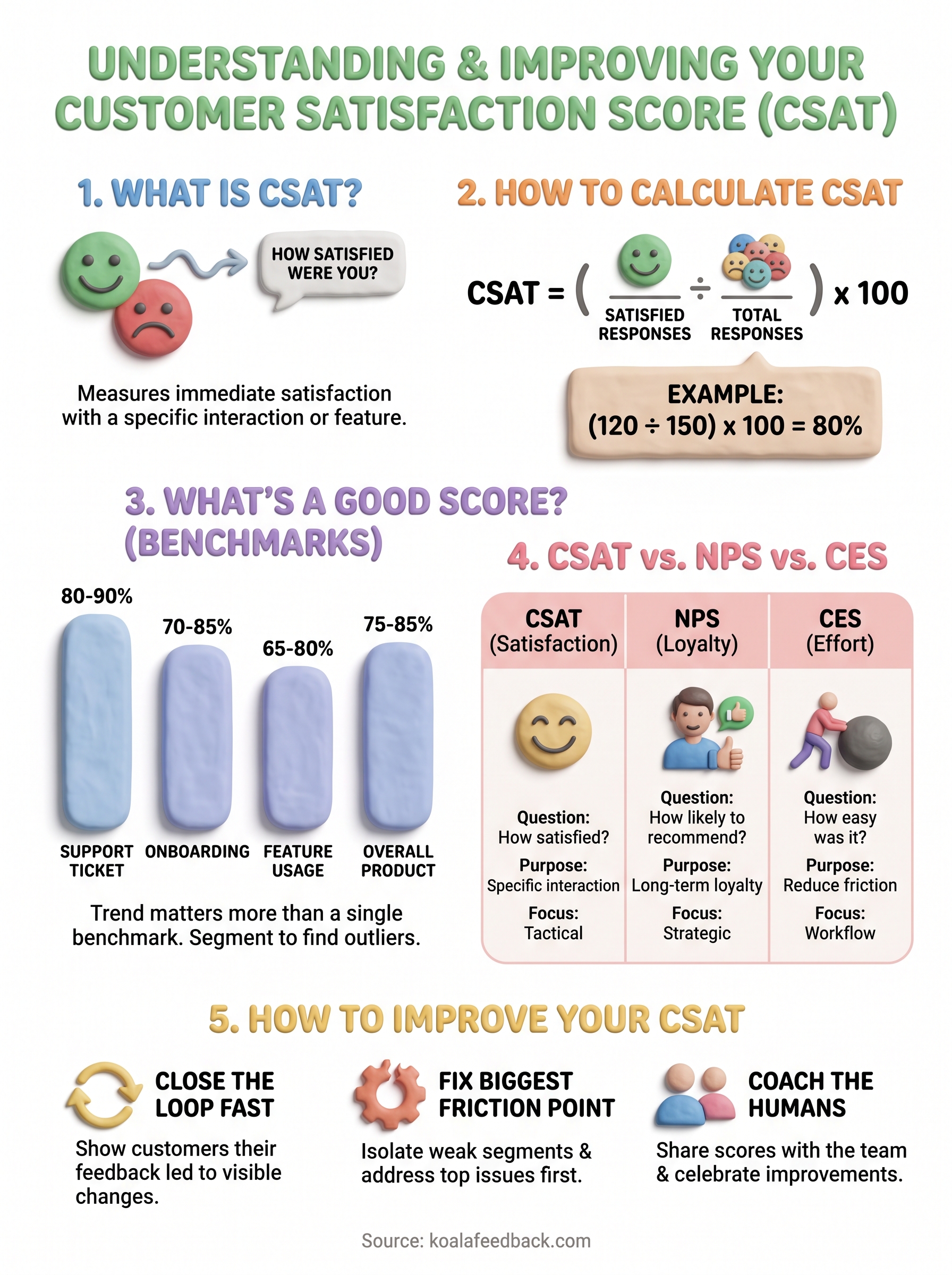 customer satisfaction score infographic